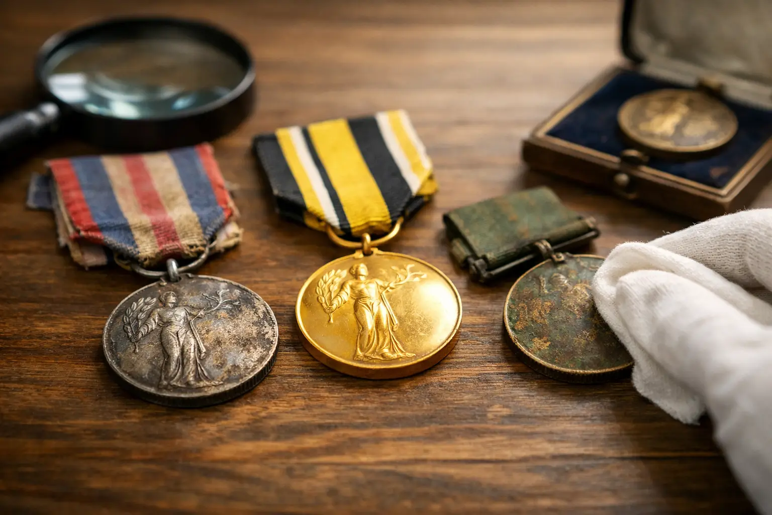 Receive a free online medal valuation